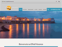 Tablet Screenshot of effedivacanze.it